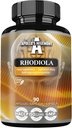 APOLLO'S HEGEMONY Rhodiola Rosea 500 מ"ג פר קפסולה - 90 קפסולות טבעוניות - Extracted to 3% Salidroside - אנרגיה ו- Stamina Booster - דיאטת תוספת תוספי תזונה