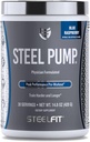 SteelFit Steel Pump | Advanced Pre Workout אבקת & Nitric Oxide תוסף | Blue Raspberry, 30 משרתים | עבור שריר בניין & Recovery | Made with Peak ATP, Ashwagandha, & Electrolytes