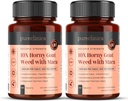 10X Horyt Weed Extract (750 מ"ג) Maca לחלץ (2500 מ"ג) x 360 טבליות (2 בקבוקי 180) - 1 שנים אספקה