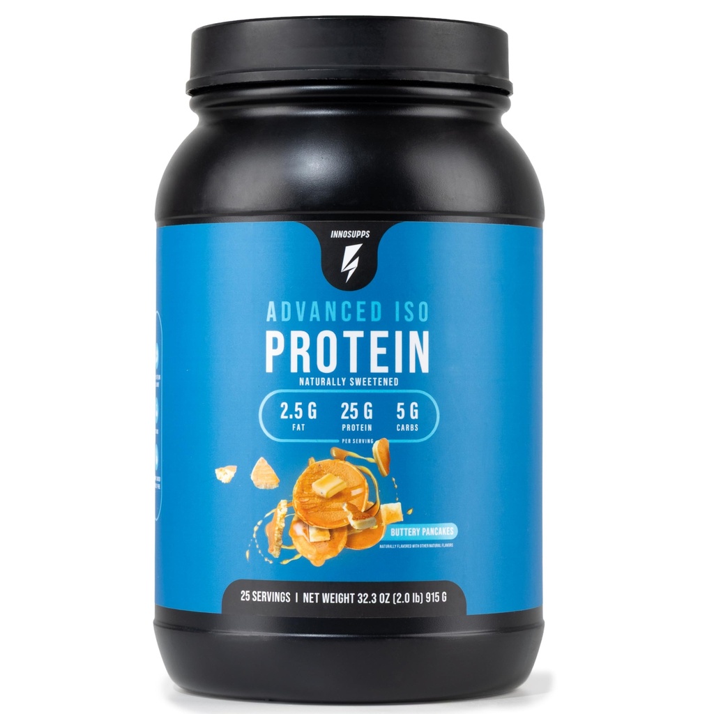 InnoSupps Advanced Iso חלבון | 100% אבקת חלבון Whey Isolate | No artificial Sweeteners