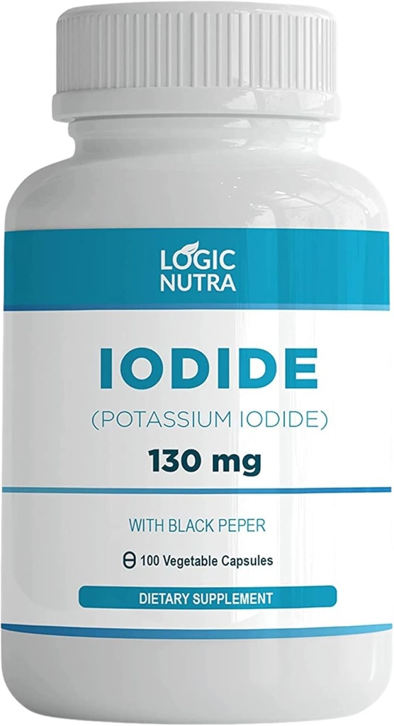 Iodine (Potassium Iodide) 130 מ"ג עם 100 קפסולות ירקות