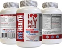 I Love My PETS LLC Dog Eye Complex - All Eye Health Complex - Premium Formula - Vet המומלצת - כלב Lutein - 1 בקבוק (60 טיפולים)