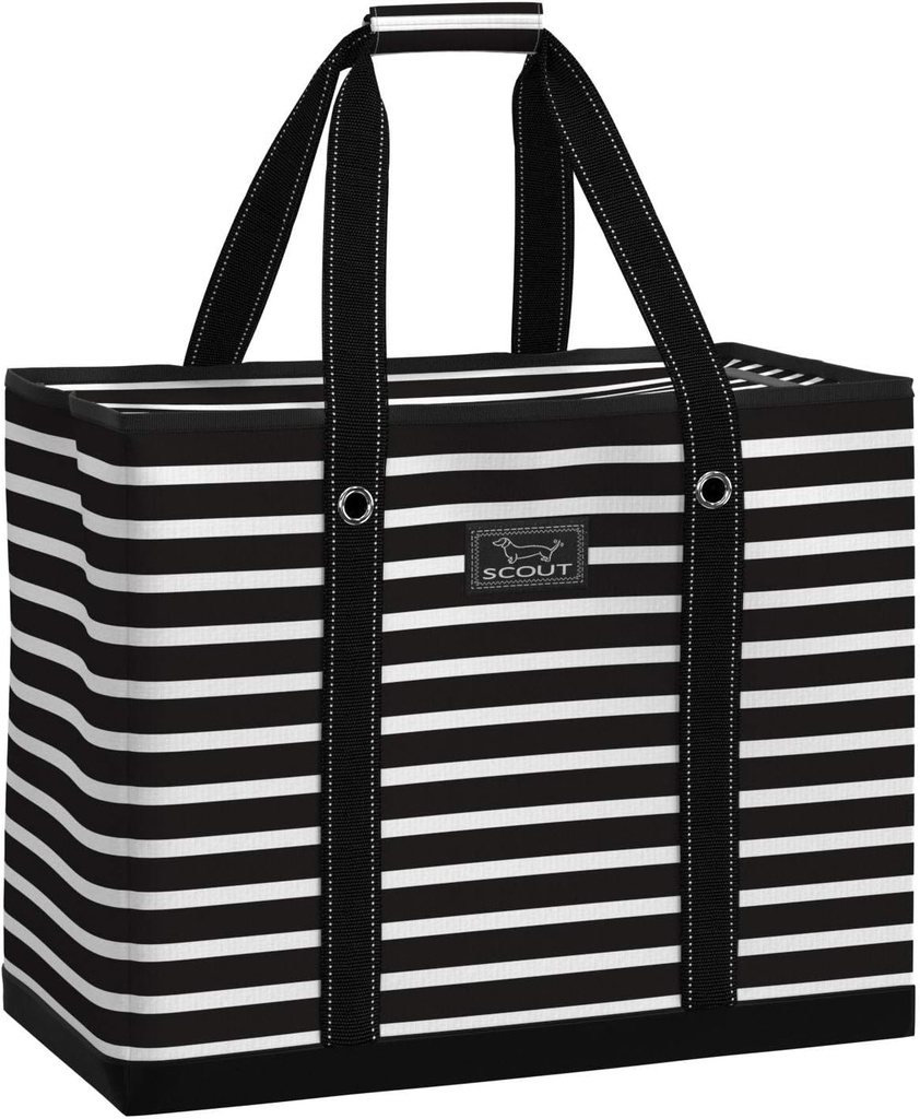 SCout 3 Boys Zip tote X-Large - גלי משקל קל משקל קל עבור חוף, בריכה, נסיעות משפחתיות, אחסון - מים-Resistant, Zips Shuts Shut
