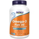 תוספי מזון עכשיו, אומגה 3 180 EPA / 120 DHA, Enteric Coated, Cardiovascular Support *, 180 Softgels