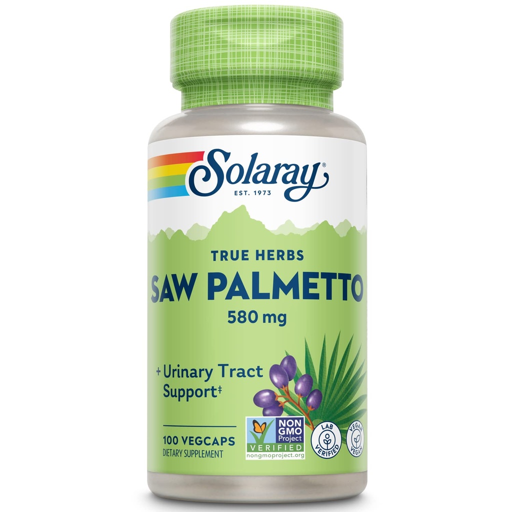 SOLAרי ראה אתפאלטו ברי 580 מ"ג, תמיכה בריאה ו-Urinary Tract בתמיכה של Fatty Acids & Plant Sterols for Men and Women, Non-GMO, טבעוני & Lab מאומתים, 100 VegCaps, 100 משרתים
