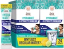 GuruNandahydration Support drink Mix - אלקטרוליט אבקת Packets עבור Dehydration, פעילות גופנית ואנרגיה - לא תוספת Sweeteners, non-GMO, לימון טבעי Lime Flavor - 24 Count (0.56 oz כל אחד)