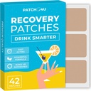 Recovery Patches 42 Pack - Wake Upמרעננים & Energyzed with our 100% ingredients Patch - Skin-Friendly & Waterהוכחה - החל לפני שתייה - פורמולה בוקר מוגברת