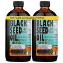 180 ימים Premium 2 Pack 16-Ounce טורקי שמן Seed - 3X Thymoquinone Optimal - Cold-Pressed, Natural Source of Antioxidants - מאת Sweet Sunnah