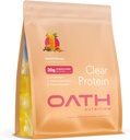 Oath Nutrition Clear Whey Isolate אבקת חלבון, מנגו איילנד, 20 גרם חלבון מלא לשרת, לא תוספת סוכר, Grass-Fed, 18 משרתים