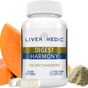 חשיפה מקסימלית של Enzymes Gluten Slackase, Protease, Cellulase, Aloe Vera עבור Gallbladder, Bloating Relief and Digestive Discomfort - 60 קפסולות