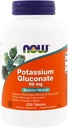 Now Foods Potassium Gluconate 99 מיליגרם