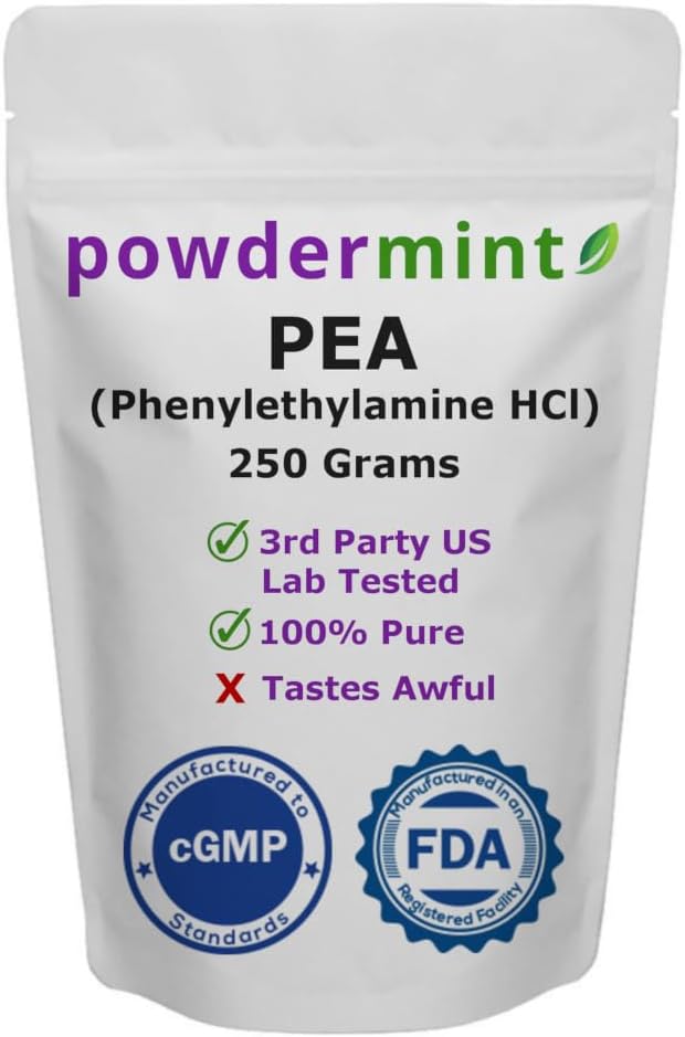 אבקת Beta Phenylethylamine HCl (Pea) - Mood, Energy (250 גרם)