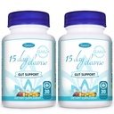 15 יום ניקוי Gut תמיכה 2 Pack | קולון Broom, Detox תוספת עם Senna, Cascara Sagrada & Psyllium Husk, עבור גברים ונשים | סך 60 קפסולות