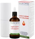 2.2% הפתרון של Lugol של Iodine 3.4 Fl Oz | תרופות כיתה ingredients | Lugols Solution Made with Iodine ו- Potassium Iodide. Heiltropfen®