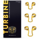 Turbine Nasal Dilator for Athletes - Pack of 3 Turbine diators מיועד לאימון אתלטיק - הגדלת זרימת האוויר לונגים ב- 38% במהלך פעילות גופנית, אימון ספורט, Cycling & ריצה