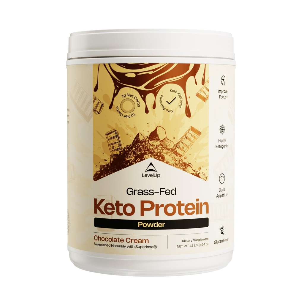 רמה Up WINNER - Best KETO PROTEIN Grass-fed Collagen חלבון אבקה, C8 MCT שמן, חלבון Whey, Isolate, אירי Butter, Ketogenic חלבון שקד תוסף (Choate Cream)