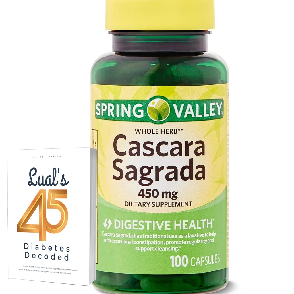 Cascara Sagrada 450 מ"ג. עמק האביב Cascara Sagrada 450 מ"ג 100 הרוזן, Whole Herb Cascara Sagrada בריאות דיאטת תזונה תזונתית תוספי מזון בונדלה עם 45 הסוכרת של Luall