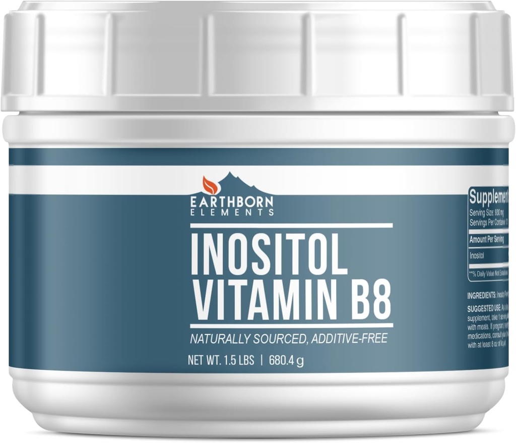 Earthborn Elements Inositol (1.5 lb), ויטמין B8, תמיד טהור