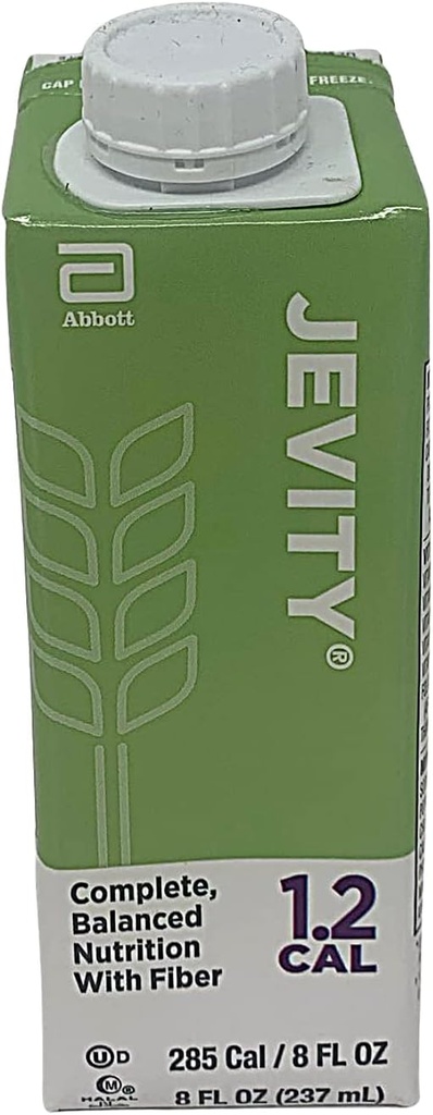 Jevity 1.2 Cal High-Protein Nutrition with Patented סיבים, מוכן לשימוש, 8 Fluid Ounces (Pack of 24)