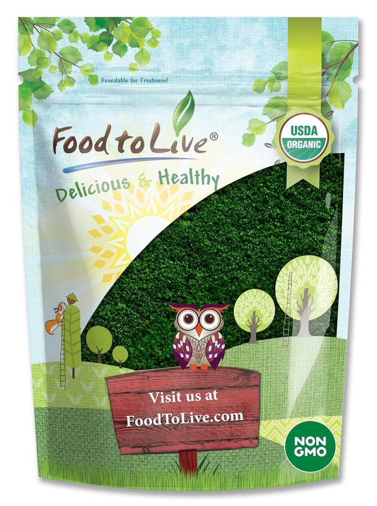 מזון לחיות אורגני אלגה אבקה Mix, 4 פאונדים - Spirulina ו Chlorella 50/50 בלנדרה, Non-GMO, Rich in Chlorophyll, Raw, Pure, טבעוני Superfood, Bulk, Great for Smoothies, מקור טוב של חלבון
