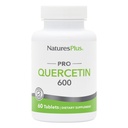 Natures Plus PRO Quercetin 600 מ"ג - 60 טבליות - Non-GMO, טבעוני וגלוטן חינם - 60 משרתים