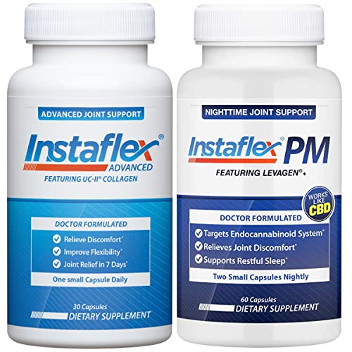 תמיכה משותפת מתקדמת ו- PM Nighttime Joint & Sleep Support