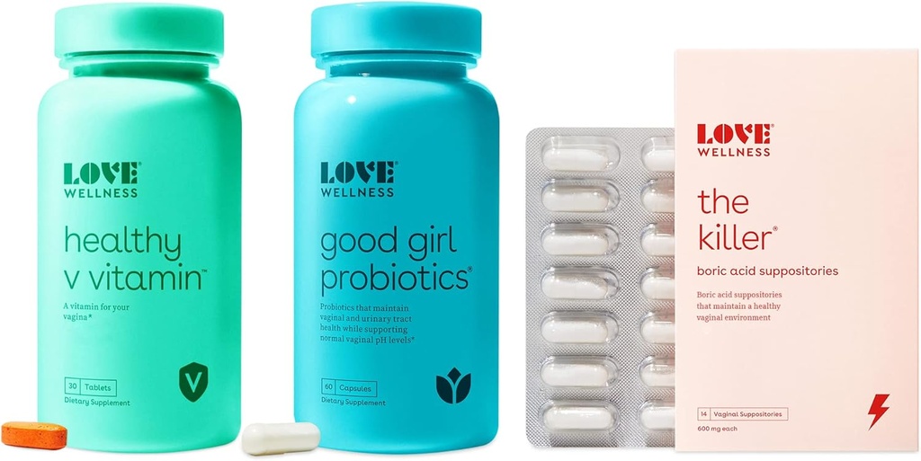 Love Wellness The Killer, Good Girl Probiotics & Healthy V