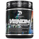 DRAGON PHARMA Venom Extreme Potency Pre-Workout, לייזר Sharp Focus + אנרגיה, Intense Performance, Ingredients for Enhanced Veodilation & Endurance (שרתים, Bomb Pop)