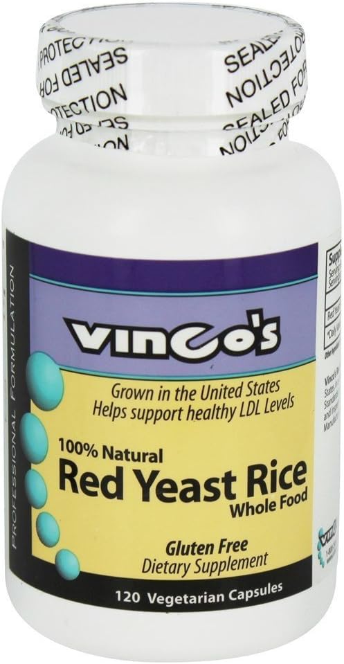 Vinco's - 100% טבעי Yeast אורז - 120 קפסולות צמחוניות