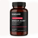 ENDUR-ACIN Niacin, Heart Health & Healthy Cholesterol Balance תוסף, Extended Release for Optimal Absorption, Gluten Free, 500 מ"ג (200 טבליות)