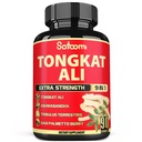 Satoomi 9in1 Tongkat Ali Root Extract - Ashwagandha, Tribulus Terrestris - 90 קפסולות במשך 3 חודשים - תמיכה כוח, אנרגיה ובריאות Immune