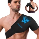 Shoulder Ice Pack רוטטור Cuff Cold Therapy Reusable Gel Ice Cold Pack Compression Wrap for Injuries Pain Relief & Tendonitis, Recovery After Shoulder Surgery, Swelling(Black)