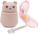 CoaGu Bear Pill Crusher & Splitter Kit - BPA-Free Combo for Pills/Tablets, ה- FDA-Compliant Fineאבק, בית אבות וטיול