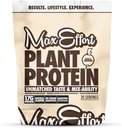 MAX EFFORT צמחי אבקת חלבון, 17 G Pea חלבון, צמחי מבוסס, Gluten Free, Low Carb, חלבון שקד או Smoothie Mix, Meal Switch, No Whey, No Sugar Substitutes, Vanilla Cinnamon 20 Srvggggggggggg