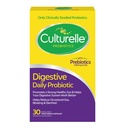 Culturelle Daily Probiotics for Men & Women, Most Clinically למד Probiotic Strain, Digestive & Gut Health, תומך ב- Occasional Diarrhea, Gas & Bloating, 1 חודש אספקה, 30 CT