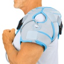 Arctic Flex Shoulder Ice Pack Brace - Cold Compression Wrap with Pump - Supports Rotator Cuff, Frozen Shoulder, Tendinitis, Dislocated Joints, Labrum Tears, Pain, Sprains - Fits Left or Right Shoulder Shoulder