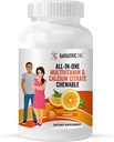 BariatricPal "ALL-IN-ONE" Chewable Multivitamin with Calcium Citrate & Iron - Orange (CLEARance: Best by 30 ביוני 2025)