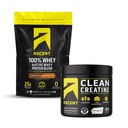 100% אבקת חלבון Whey חלבון, שוקולד Peanut Butter 2 lb & Creatine Monohydrate אבקת, Unflavored 45 משרתים
