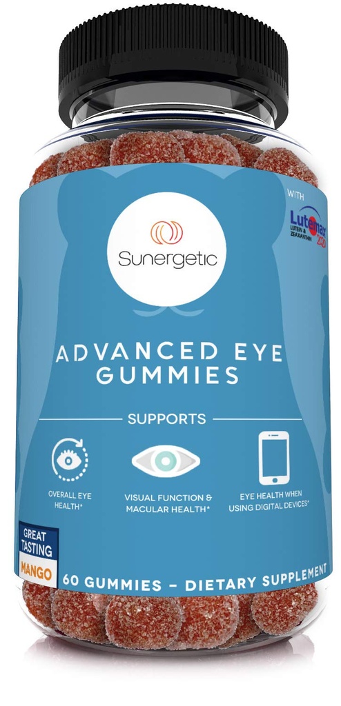 Premium Eye Support Gummies-Lutein Gummies with Zeaxanthin Supports Total Eye Health, Vision & Macular Health-Clinly למד Lutein & Zeaxanthin Gummies with Lutemax 2020 חניכיים עיניים