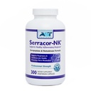 Serracor-NK – 300 Vegetarian Capsules – Circulatory and Respiratory Support – Natural Systemic Enzymes Formula – Contains Acid-Resistant Serrapeptase & Acid-Resistant Nattokinase
