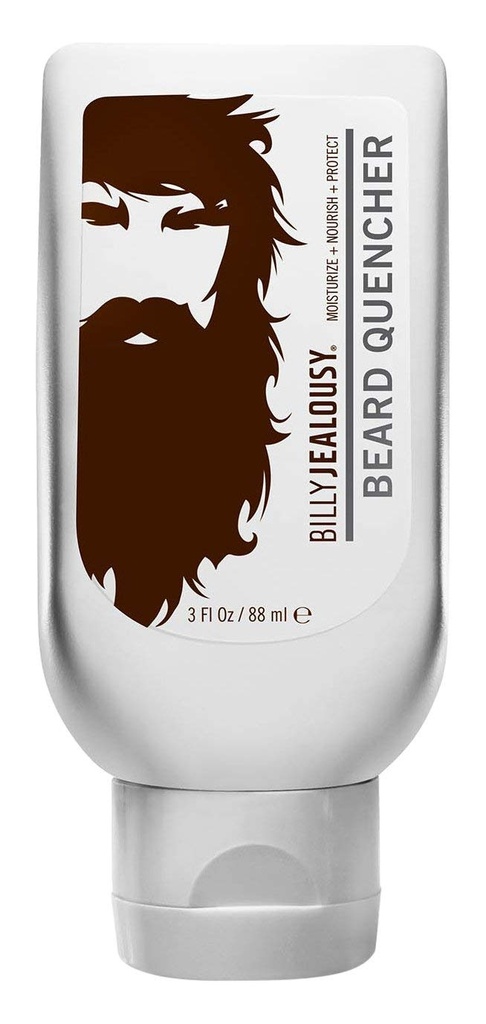 בילי Jealousy Beard Quencher, Nourishing וחיזוק Moisturizer עבור Mane and Skin with Shea Butter, Amino Acids ו Black Oat Seed, Fights Frizz, Relieves Itch and Flakes, 3 Fl Oz Oz