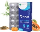 Q-Gazz Helps in Gas, Bloating and Indigestion Clinically פרובנס תערובת ייחודית של Probiotics, Carminative Oils ו Enzymes for Men & Women פורמולה על ידי רופאים - 30 טבליות