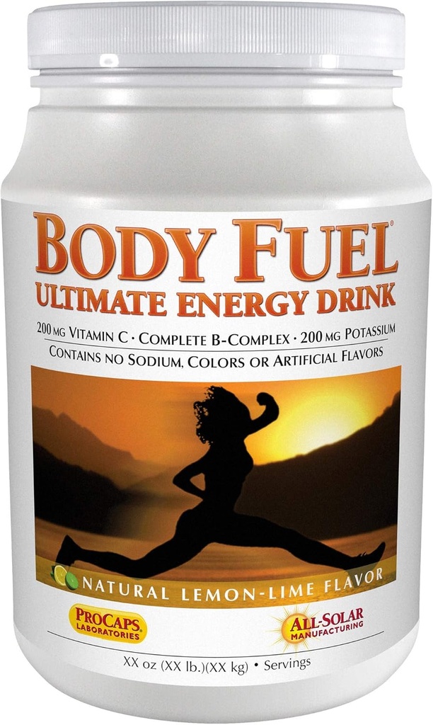 ANDREW LESSMAN Body דלק 60 משרתים, Lemon-Lime Flavor - תערובת תזונתית של קומפלקס carbohydrates ו- Fructose עבור Immediate ו- Sustained אנרגיה, עם רגישות גבוהה B-Complex ו- C ויטמין C