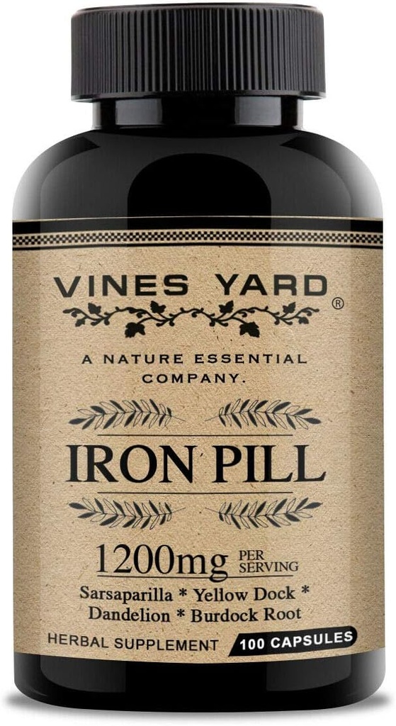 תוספי ברזל | Natural Herbal Iron Pills