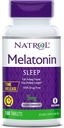 Natrol Time-Release Melatonin 5 מ"ג, תוספת תזונתית לשינה שקטה *, 100 טבליות (Pack of 2), 200 יום אספקה