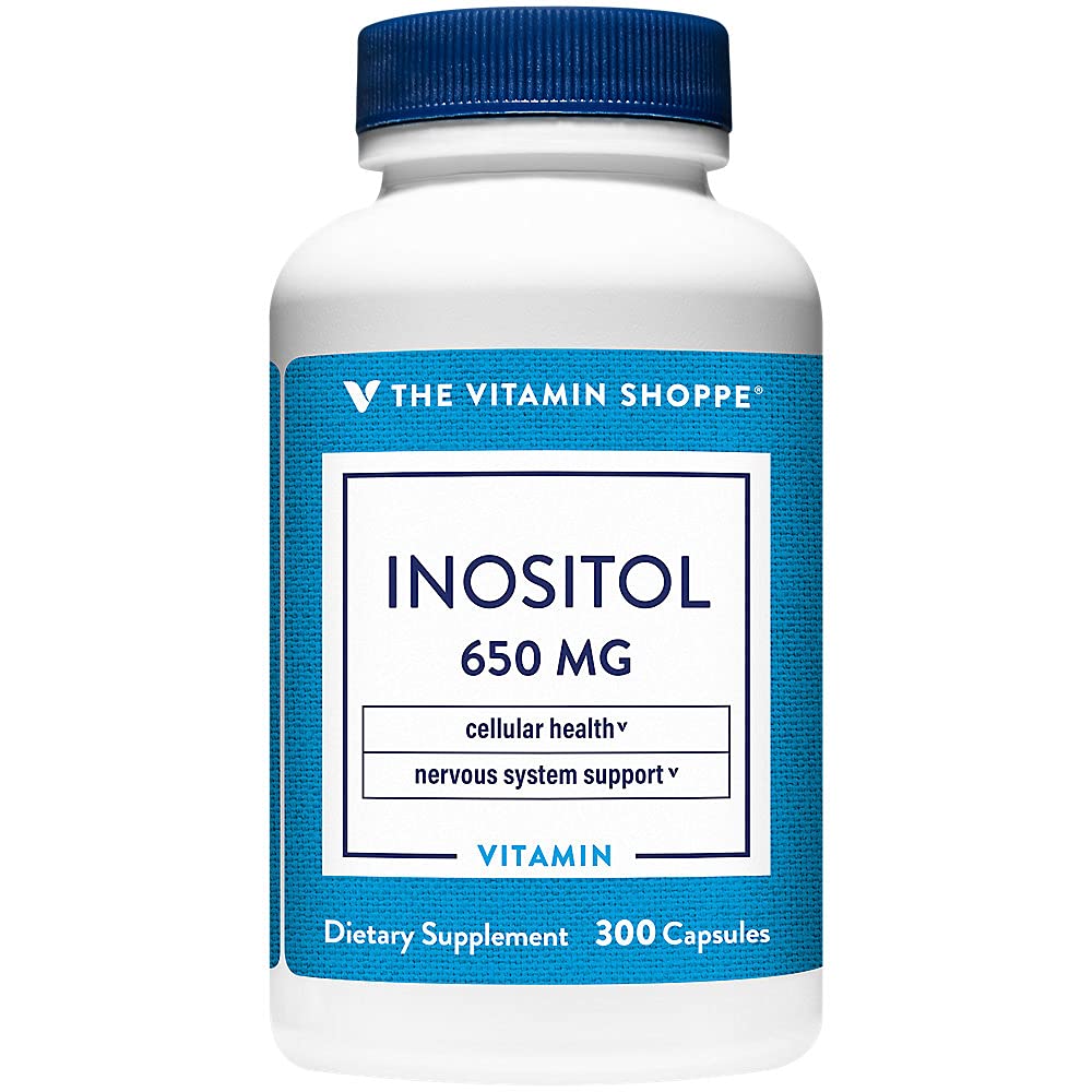 The Vitamin Shoppe Inositol 650MG, Supports Healthy Liver Cellular (300 Capsules)