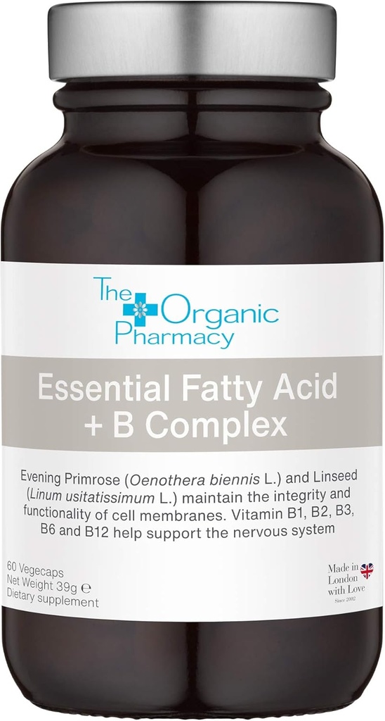 תרופות אורגניות - חומצות שומן חיוניות + B Complex. 60 קפסולות