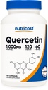 מזון זול Quercetin 1000mg, 120 קפסולות - קפסולות צמחוניות, 60 משרתים, 500 מ"ג פר קפסולה, non-GMO, Gluten Freeten