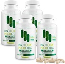 Bacticure Probiotics 240 קפסולות | Probiotics תוסף W/High CFU פורמולה לגברים ונשים | Prebiotics & Digestive Enzymes for Digest & Gut Health, Vaginal Health,Colle Cleanse, Immune Support