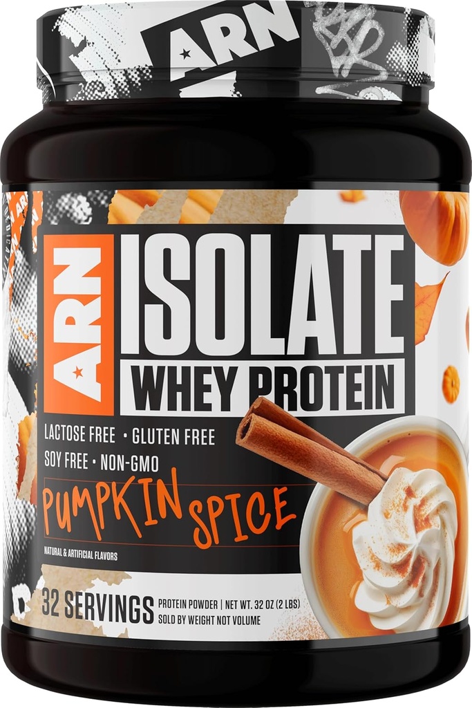 סוגיית גזע נשק | ARN | Isolate Whey חלבונים (32 משרתים, Pumpkin Spice)